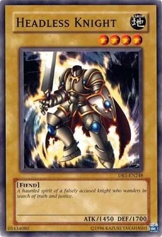 Headless Knight DB1-EN248 Yu-Gi-Oh card from Dark Beginning 1