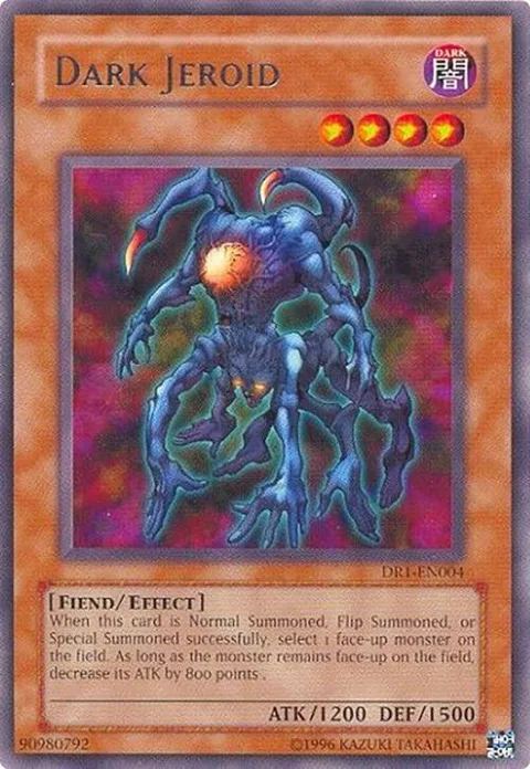 Dark Jeroid DR1-EN004 Yu-Gi-Oh card from Dark Revelation Volume 1
