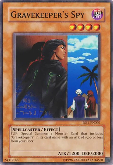 Gravekeeper's Spy DR1-EN007 Yu-Gi-Oh card from Dark Revelation Volume 1