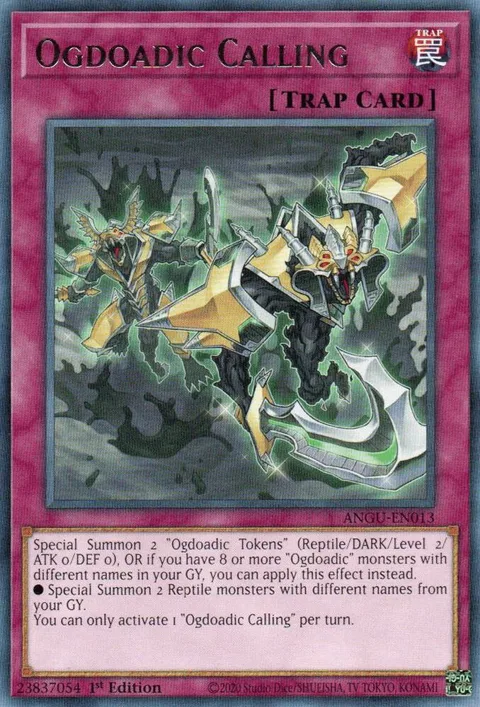 Ogdoadic Calling ANGU-EN013 Yu-Gi-Oh card from Ancient Guardians
