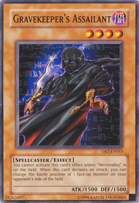 Gravekeeper's Assailant DR1-EN015 Yu-Gi-Oh card from Dark Revelation Volume 1