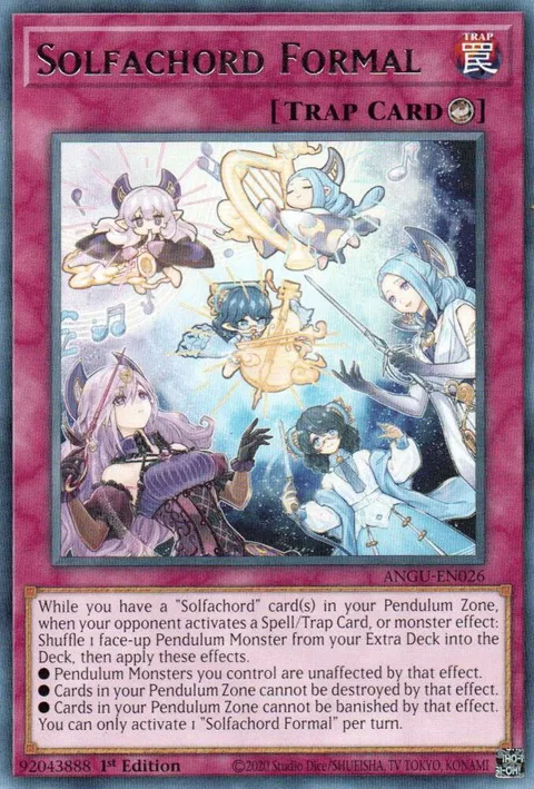 Solfachord Formal ANGU-EN026 Yu-Gi-Oh card from Ancient Guardians