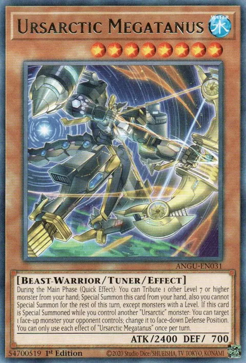 Ursarctic Megatanus ANGU-EN031 Yu-Gi-Oh card from Ancient Guardians