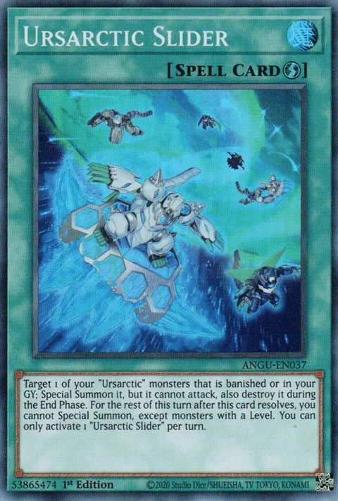 Ursarctic Slider ANGU-EN037 Yu-Gi-Oh card from Ancient Guardians