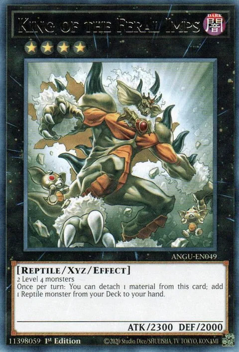 King of the Feral Imps ANGU-EN049 Yu-Gi-Oh card from Ancient Guardians