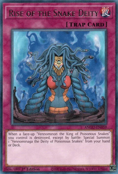 Rise of the Snake Deity ANGU-EN059 Yu-Gi-Oh card from Ancient Guardians