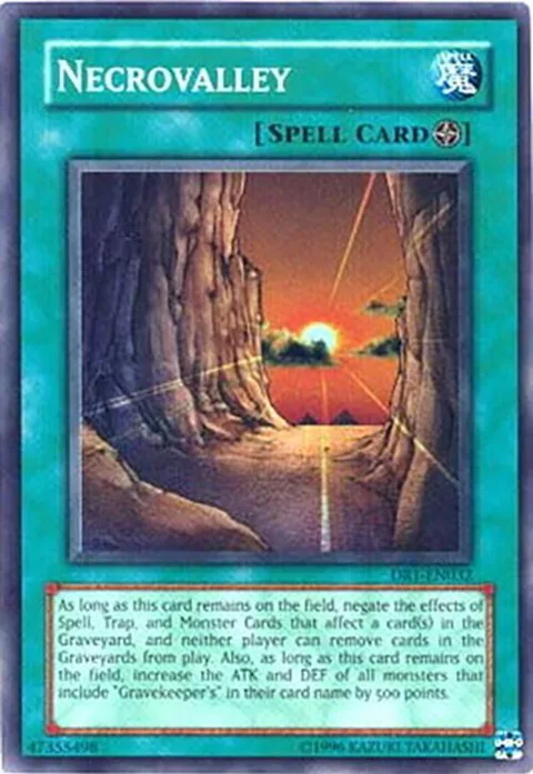 Necrovalley DR1-EN032 Yu-Gi-Oh card from Dark Revelation Volume 1