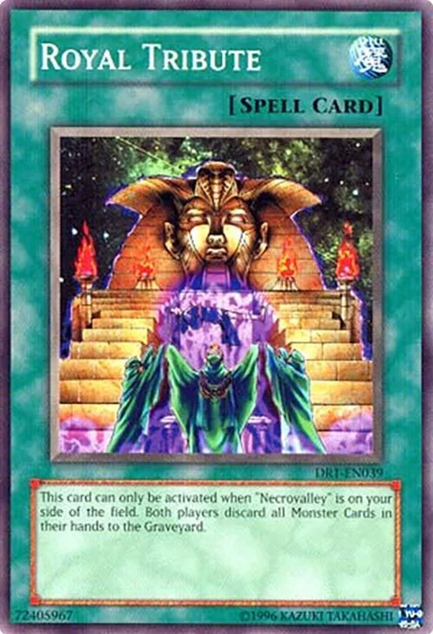 Royal Tribute DR1-EN039 Yu-Gi-Oh card from Dark Revelation Volume 1