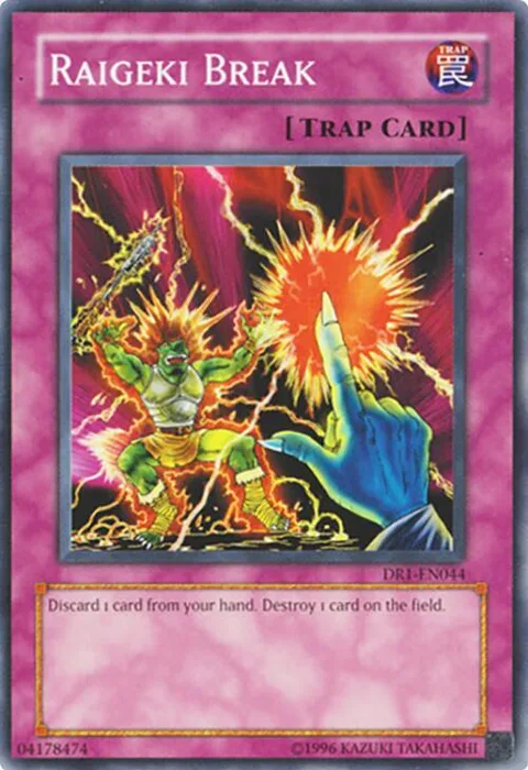Raigeki Break DR1-EN044 Yu-Gi-Oh card from Dark Revelation Volume 1