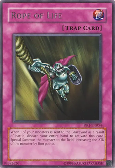 Rope of Life DR1-EN054 Yu-Gi-Oh card from Dark Revelation Volume 1
