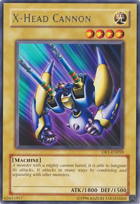 X-Head Cannon DR1-EN059 Yu-Gi-Oh card from Dark Revelation Volume 1