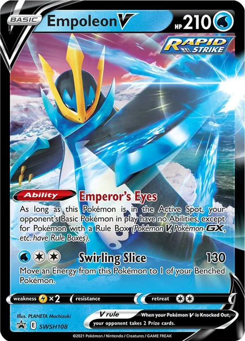 Empoleon V #SWSH108 Holofoil Pokémon card from Sword & Shield Promo Cards