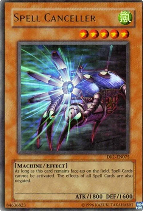 Spell Canceller DR1-EN075 Yu-Gi-Oh card from Dark Revelation Volume 1