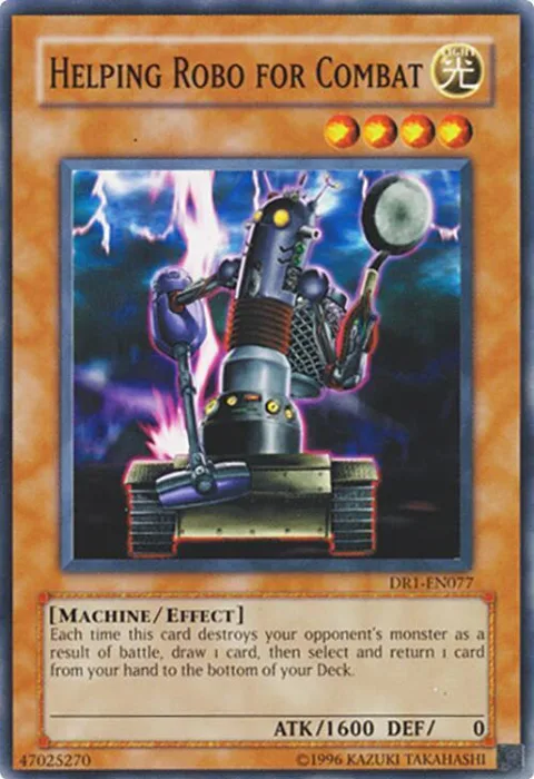 Helping Robo For Combat DR1-EN077 Yu-Gi-Oh card from Dark Revelation Volume 1
