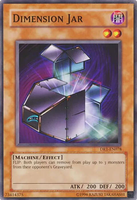 Dimension Jar DR1-EN078 Yu-Gi-Oh card from Dark Revelation Volume 1