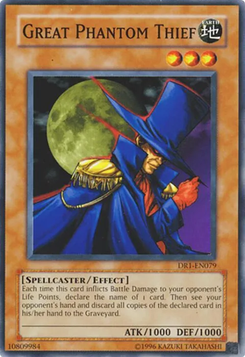Great Phantom Thief DR1-EN079 Yu-Gi-Oh card from Dark Revelation Volume 1
