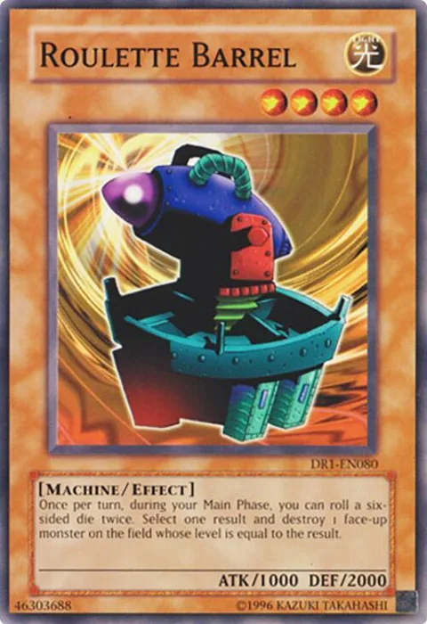Roulette Barrel DR1-EN080 Yu-Gi-Oh card from Dark Revelation Volume 1
