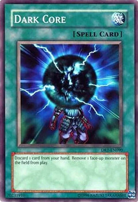 Dark Core DR1-EN090 Yu-Gi-Oh card from Dark Revelation Volume 1
