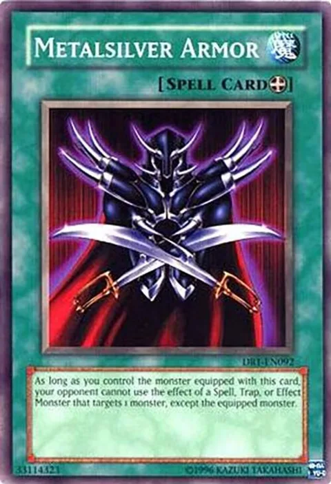 Metalsilver Armor DR1-EN092 Yu-Gi-Oh card from Dark Revelation Volume 1