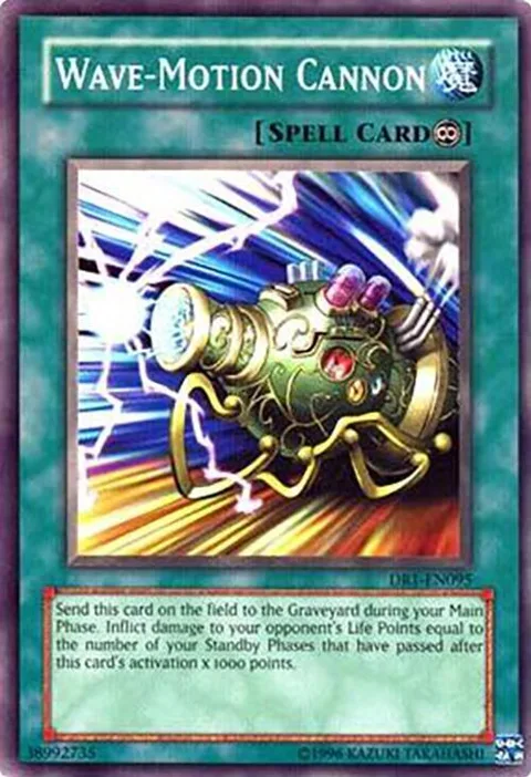 Wave-Motion Cannon DR1-EN095 Yu-Gi-Oh card from Dark Revelation Volume 1