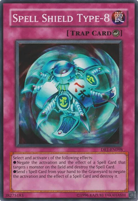Spell Shield Type-8 DR1-EN098 Yu-Gi-Oh card from Dark Revelation Volume 1