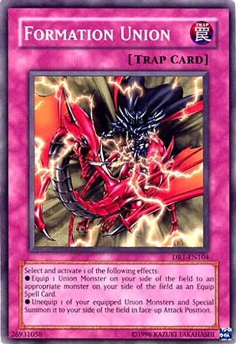 Formation Union DR1-EN104 Yu-Gi-Oh card from Dark Revelation Volume 1