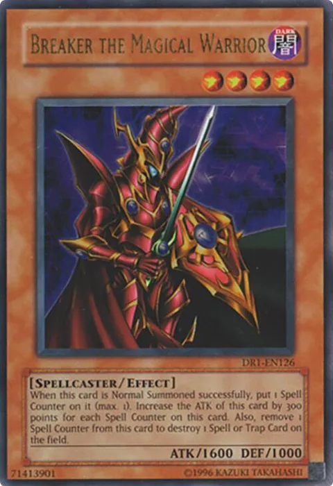 Breaker the Magical Warrior DR1-EN126 Yu-Gi-Oh card from Dark Revelation Volume 1