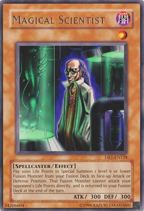 Magical Scientist DR1-EN128 Yu-Gi-Oh card from Dark Revelation Volume 1