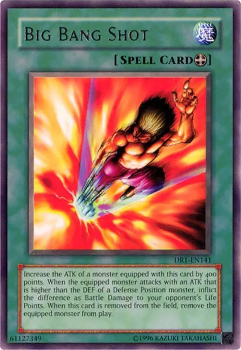 Big Bang Shot DR1-EN141 Yu-Gi-Oh card from Dark Revelation Volume 1