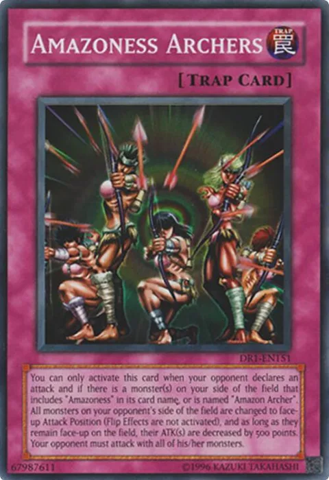 Amazoness Archers DR1-EN151 Yu-Gi-Oh card from Dark Revelation Volume 1