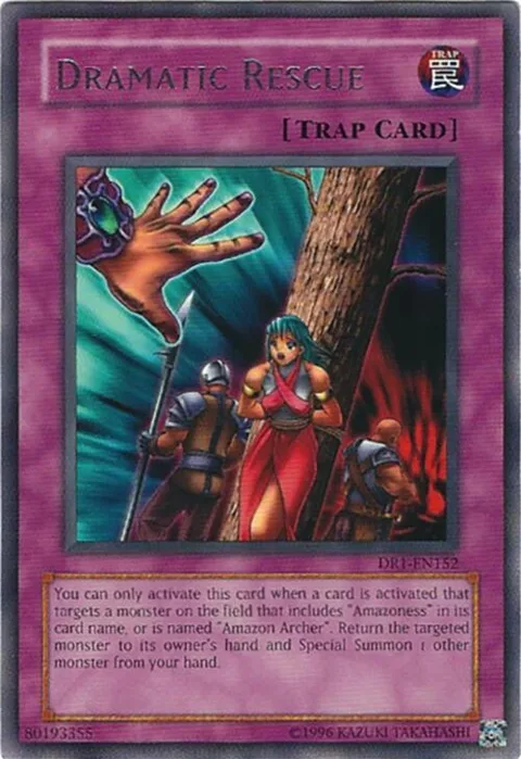 Dramatic Rescue DR1-EN152 Yu-Gi-Oh card from Dark Revelation Volume 1