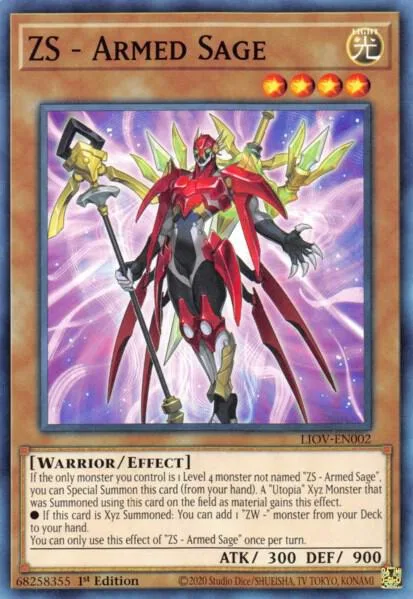 ZS - Armed Sage LIOV-EN002 Yu-Gi-Oh card from Lightning Overdrive
