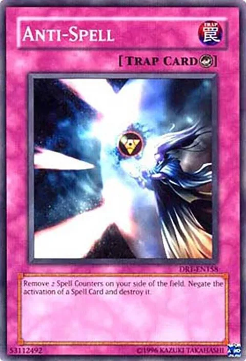 Anti-Spell DR1-EN158 Yu-Gi-Oh card from Dark Revelation Volume 1
