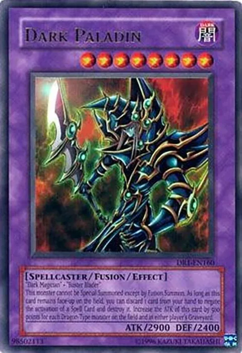 Dark Paladin DR1-EN160 Yu-Gi-Oh card from Dark Revelation Volume 1