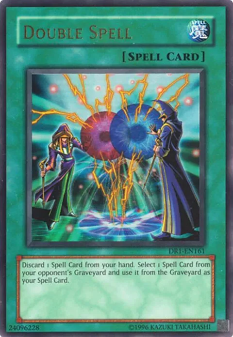 Double Spell DR1-EN161 Yu-Gi-Oh card from Dark Revelation Volume 1