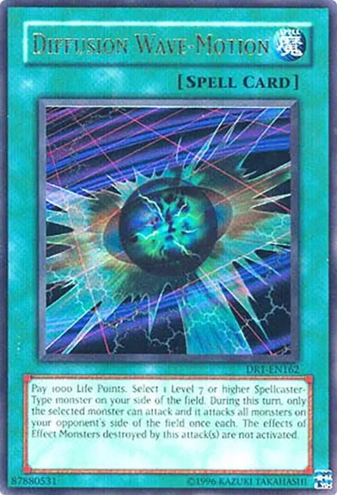Diffusion Wave-Motion DR1-EN162 Yu-Gi-Oh card from Dark Revelation Volume 1