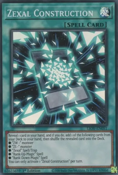 Zexal Construction LIOV-EN051 Yu-Gi-Oh card from Lightning Overdrive