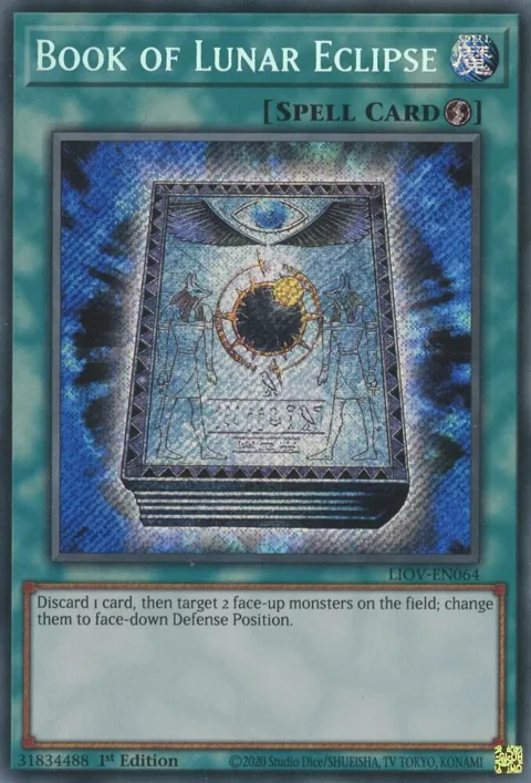 Book of Lunar Eclipse LIOV-EN064 Yu-Gi-Oh card from Lightning Overdrive