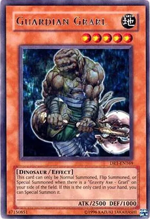 Guardian Grarl DR1-EN169 Yu-Gi-Oh card from Dark Revelation Volume 1