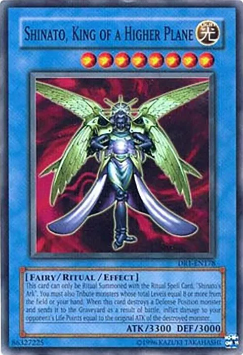 Shinato, King of a Higher Plane DR1-EN178 Yu-Gi-Oh card from Dark Revelation Volume 1