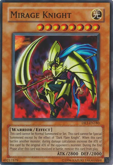 Mirage Knight DR1-EN180 Yu-Gi-Oh card from Dark Revelation Volume 1