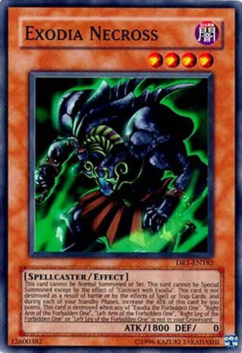 Exodia Necross DR1-EN182 Yu-Gi-Oh card from Dark Revelation Volume 1