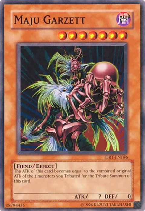 Maju Garzett DR1-EN186 Yu-Gi-Oh card from Dark Revelation Volume 1