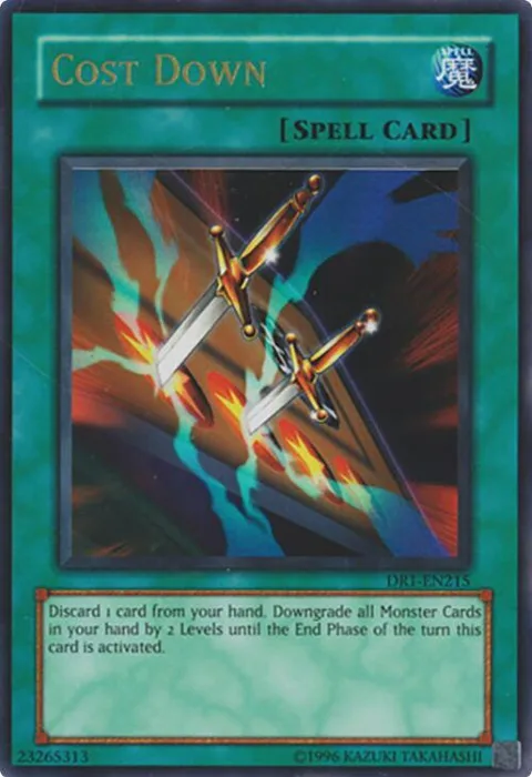 Cost Down DR1-EN215 Yu-Gi-Oh card from Dark Revelation Volume 1