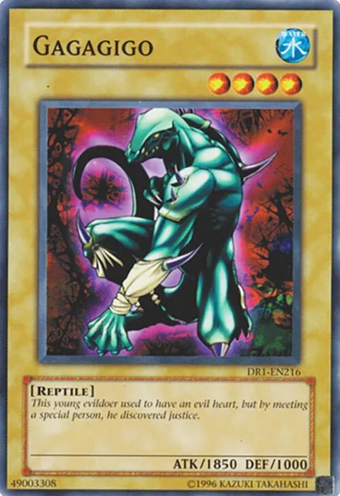 Gagagigo DR1-EN216 Yu-Gi-Oh card from Dark Revelation Volume 1