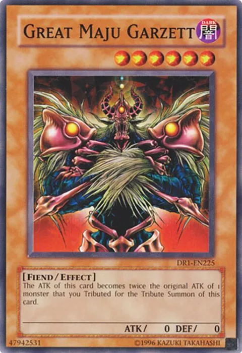 Great Maju Garzett DR1-EN225 Yu-Gi-Oh card from Dark Revelation Volume 1