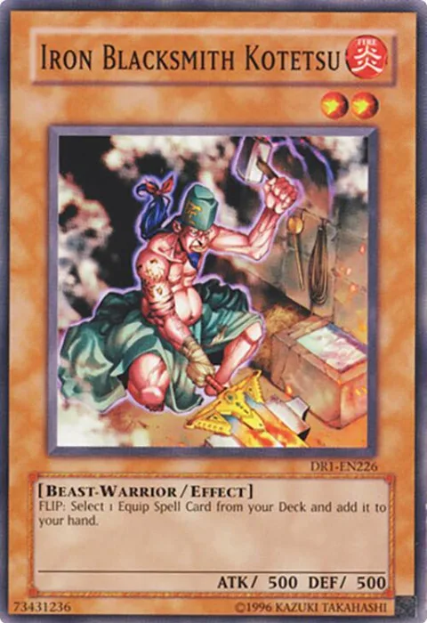 Iron Blacksmith Kotetsu DR1-EN226 Yu-Gi-Oh card from Dark Revelation Volume 1