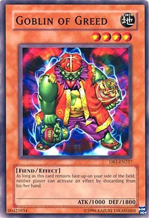 Goblin of Greed DR1-EN227 Yu-Gi-Oh card from Dark Revelation Volume 1