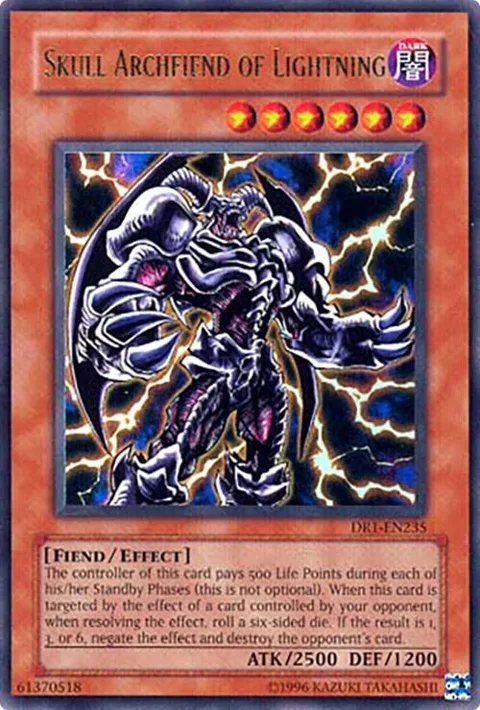Skull Archfiend of Lightning DR1-EN235 Yu-Gi-Oh card from Dark Revelation Volume 1