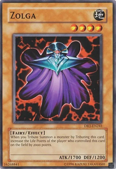 Zolga DR1-EN241 Yu-Gi-Oh card from Dark Revelation Volume 1